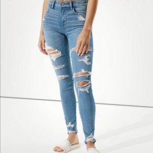 american eagle high rise jeans